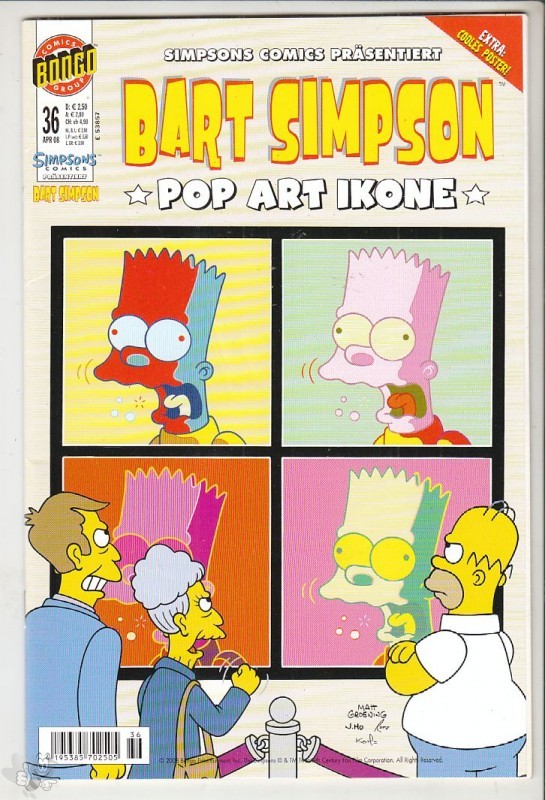 Bart Simpson 36: Pop Art Ikone