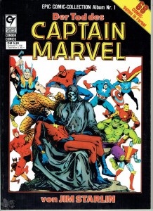 Epic Comic-Collection Konvolut 1 - 5: Der Tod des Captain Marvel