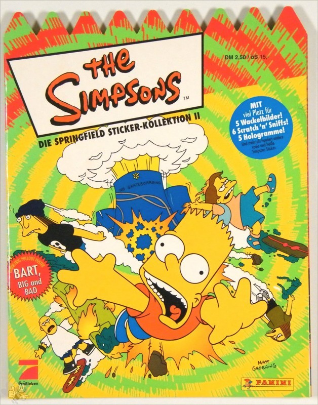 Simpsons Springfield Sticker Kollektion II.