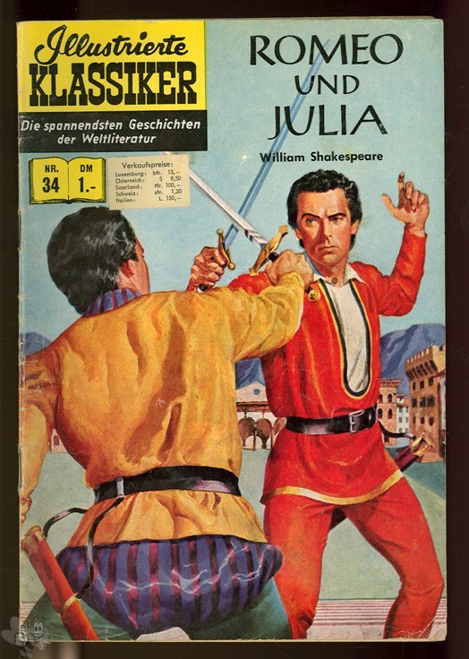 Illustrierte Klassiker 34: Romeo und Julia (1. Auflage)