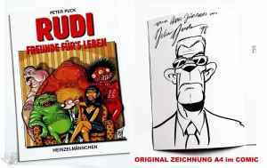 Rudi 5: Freunde für&#039;s Leben mit ORIGINALZEICHNUNG VON PETER PUCK im Album