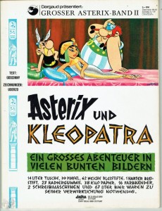 Asterix 2: Asterix und Kleopatra (höhere Auflagen, Softcover)