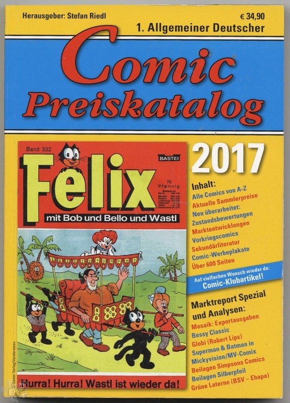 Comic Preiskatalog 42: 2017 (Softcover)