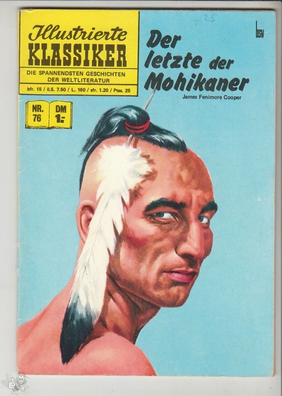Illustrierte Klassiker 76: Der letzte Mohikaner (5. Auflage)