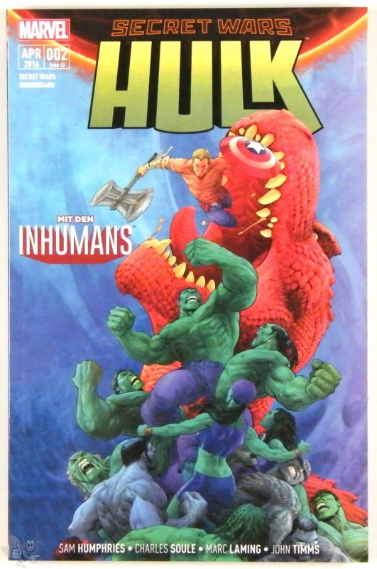 Hulk Secret Wars 2 : Inhumans 