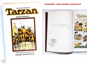 Tarzan  Sonntagsseiten: Jahrgang 1942, signiert von Burne Hogarth