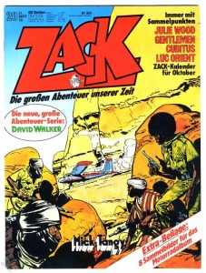 Zack (Koralle) 20/1978 mit Kalendarblatt und Sammelbildern 