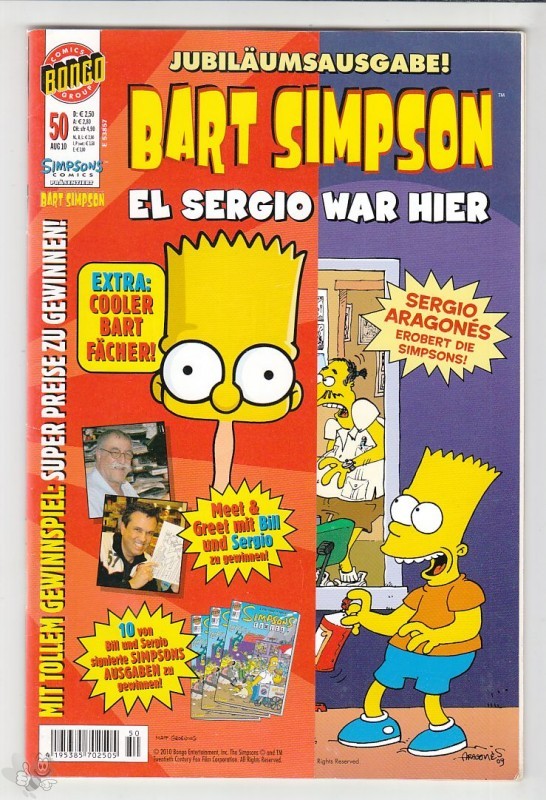 Bart Simpson 50: El Sergio war hier