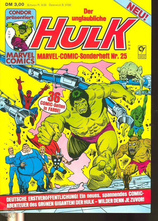 Marvel Comic-Sonderheft 25: Der unglaubliche Hulk