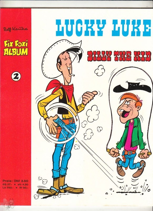 Fix und Foxi Album 2: Lucky Luke: Billy the kid (2. Auflage)