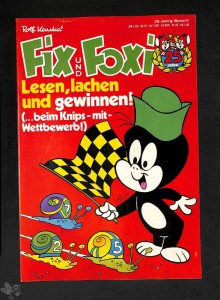 Fix und Foxi : 25. Jahrgang - Nr. 17 mit Gifticks Postermittelseite