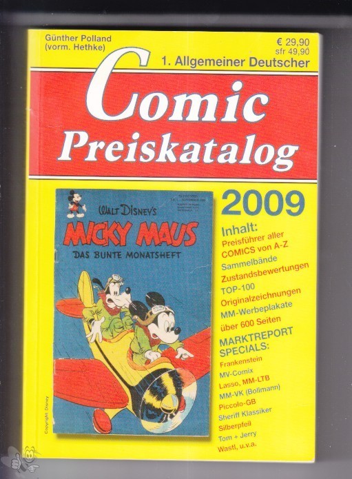 Comic Preiskatalog 34: 2009 (Softcover)