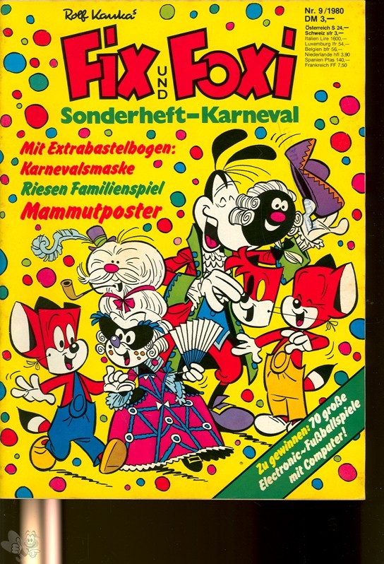 Fix und Foxi Sonderheft 9/1980: Sonderheft Karneval
