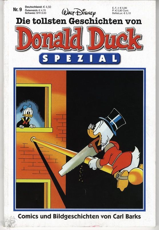 Die tollsten Geschichten von Donald Duck Spezial 9: Comics und Bildgeschichten von Carl Barks