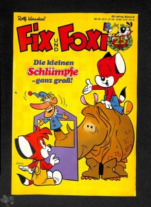Fix und Foxi : 25. Jahrgang - Nr. 15 mit Kalenderposter Mittelseite