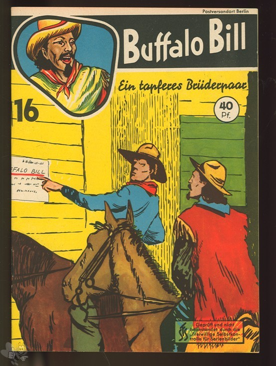 Buffalo Bill 16: Ein tapferes Brüderpaar