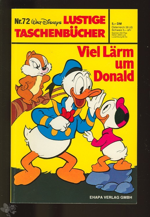 Walt Disneys Lustige Taschenbücher 72: Viel Lärm um Donald (1. Auflage)