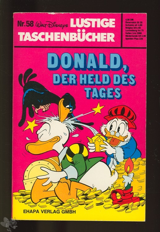 Walt Disneys Lustige Taschenbücher 58: Donald, der Held des Tages (1. Auflage)