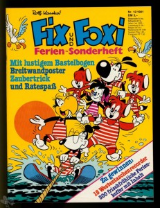 Fix und Foxi Sonderheft 12/1981: Ferien-Sonderheft