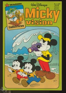 Mickyvision 7/1981 mit Sticker