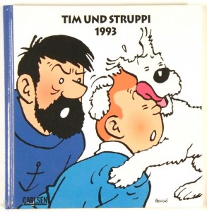 Tim und Struppi Kalender Buch 1993 Hardcover 
