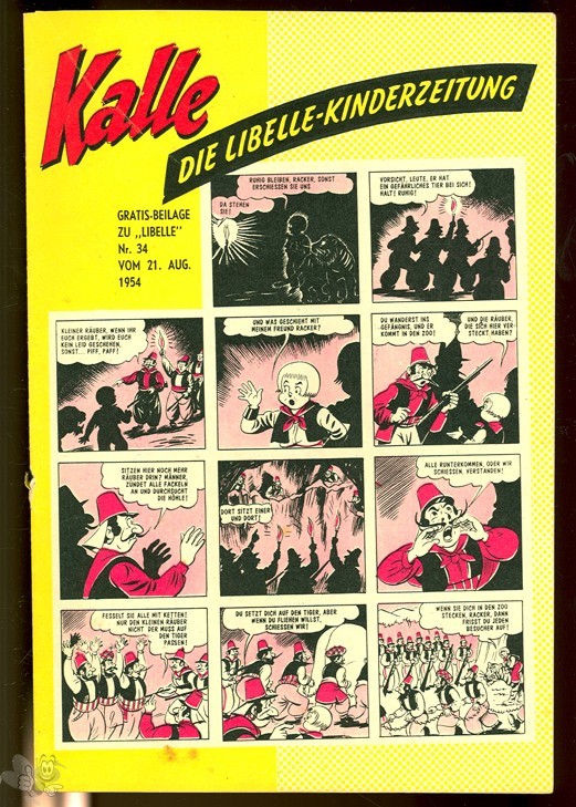 Kalle 1954 Nr. 34 (Comic - Beilage zu Libelle)