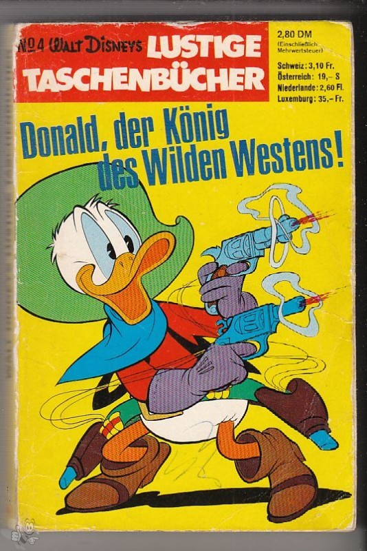 Walt Disneys Lustige Taschenbücher 4: Donald, der König des Wilden Westens (1. Auflage) (LTB)