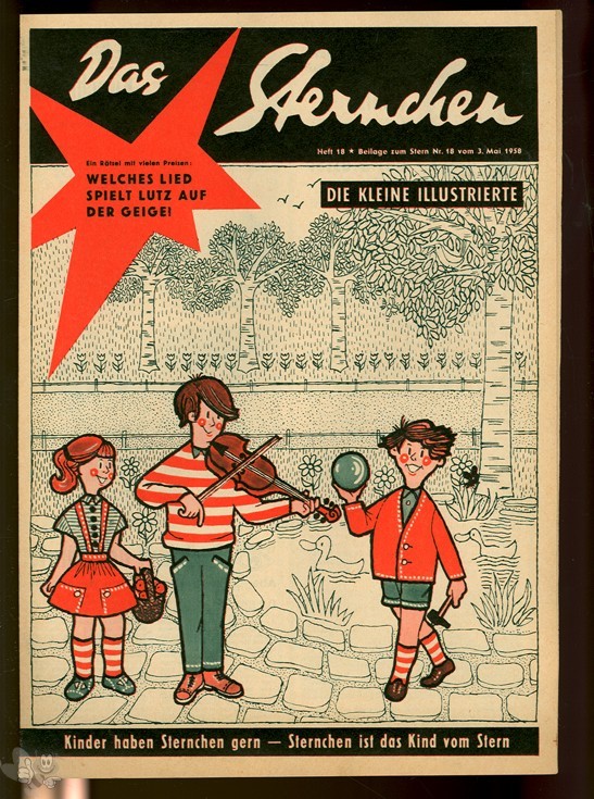Sternchen 1958 Nr. 18 (Stern - Kinderbeilage)