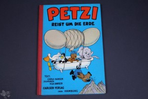 Petzi 12: Petzi reist um die Erde (1. Auflage, Hochformat)