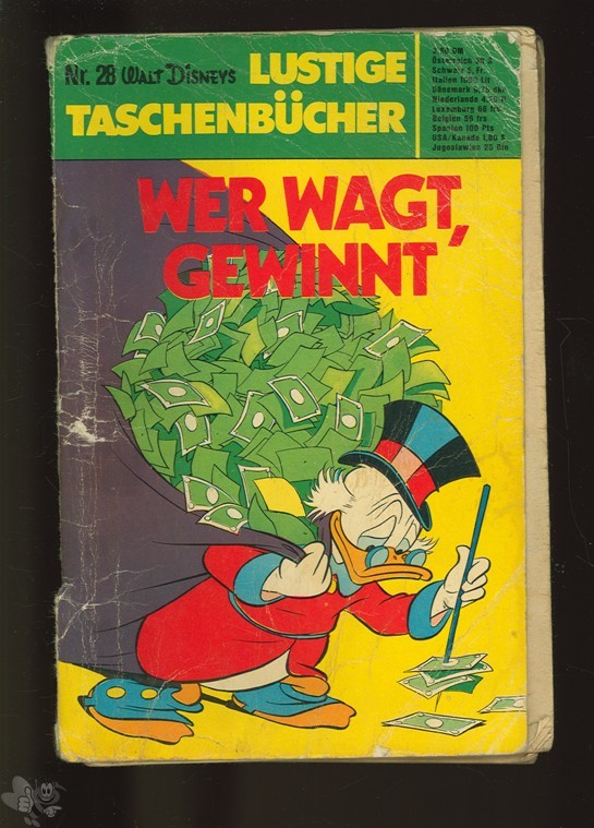 Walt Disneys Lustige Taschenbücher 28: Wer wagt, gewinnt (1. Auflage)