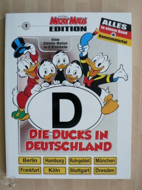 Micky Maus Edition 1: Die Ducks in Deutschland (Softcover)