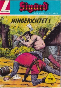 Sigurd - Der ritterliche Held (Heft, Lehning) 231: Hingerichtet !