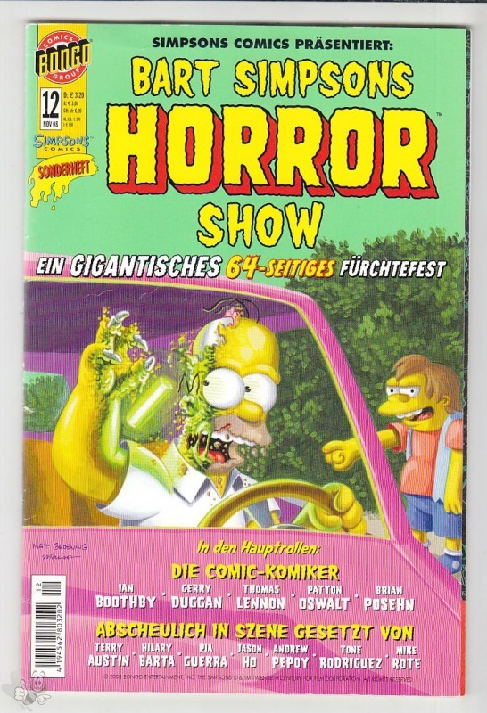 Simpsons Comics Sonderheft 12: Bart Simpsons Horror Show