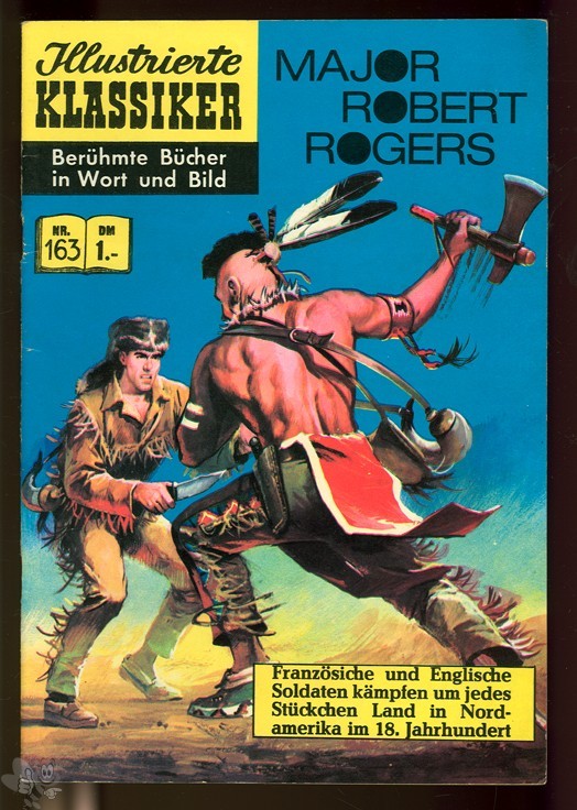Illustrierte Klassiker 163: Major Robert Rogers (1. Auflage)