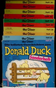 Die tollsten geschichten von Donald Duck Nr. 30 bis 39