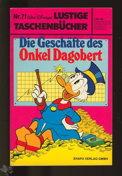 Walt Disneys Lustige Taschenbücher 71: Die Geschäfte des Onkel Dagobert (1. Auflage)