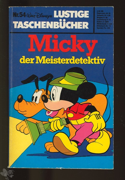 Walt Disneys Lustige Taschenbücher 54: Micky, der Meisterdetektiv (höhere Auflagen)