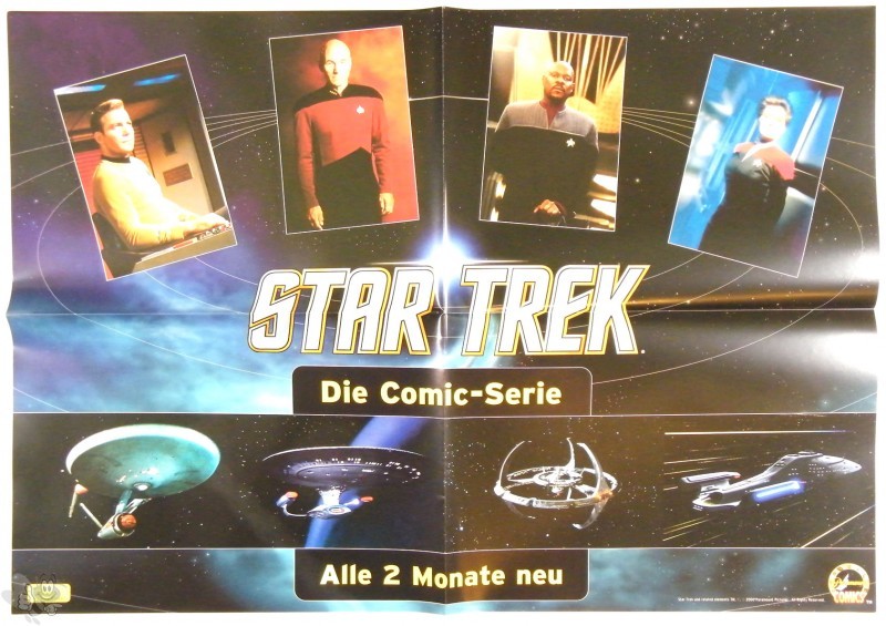 Star Trek Comic Promo Poster 