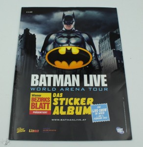 Batman Live World Arena Tour Sammelbilderalbum Komplett