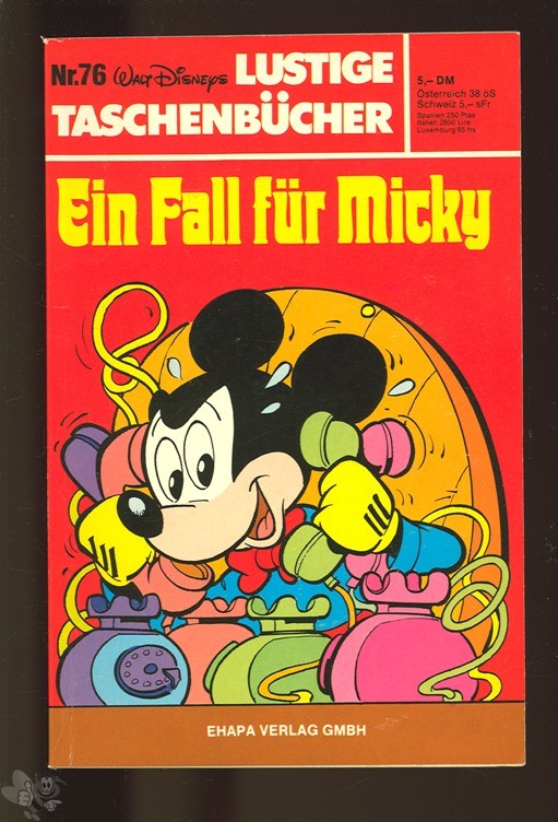 Walt Disneys Lustige Taschenbücher 76: Ein Fall für Micky (1. Auflage)