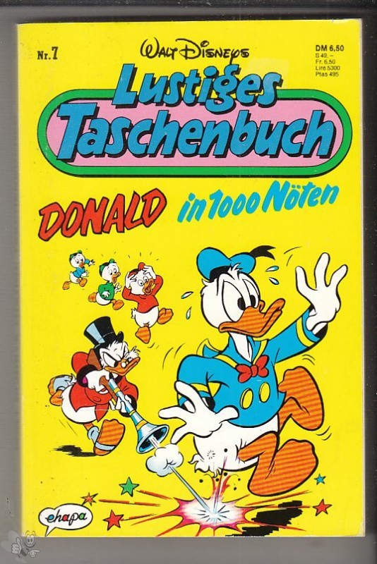 Walt Disneys Lustige Taschenbücher 7: Donald in 1000 Nöten (höhere Auflagen) (LTB)