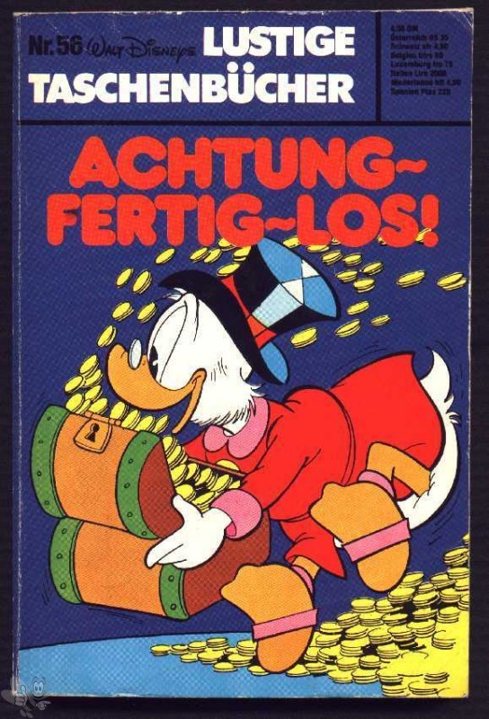 Walt Disneys Lustige Taschenbücher 56: Achtung - fertig - los ! (1. Auflage)