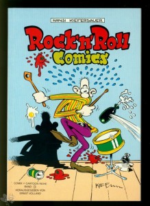 Rock `n´ Roll Comics mit Zeichnung und Widmung