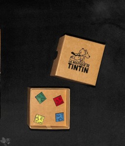 Tim und Struppi Metallpins mit Schachtel