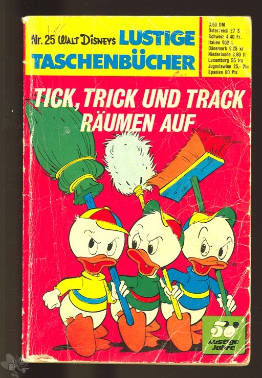Walt Disneys Lustige Taschenbücher 25: Tick, Trick und Track räumen auf (1. Auflage)