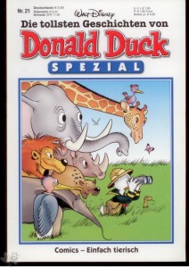 Die tollsten Geschichten von Donald Duck Spezial 21: Comics - Einfach tierisch