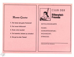 Club der Silberpfeil Freunde Mitgliedskarte Version B