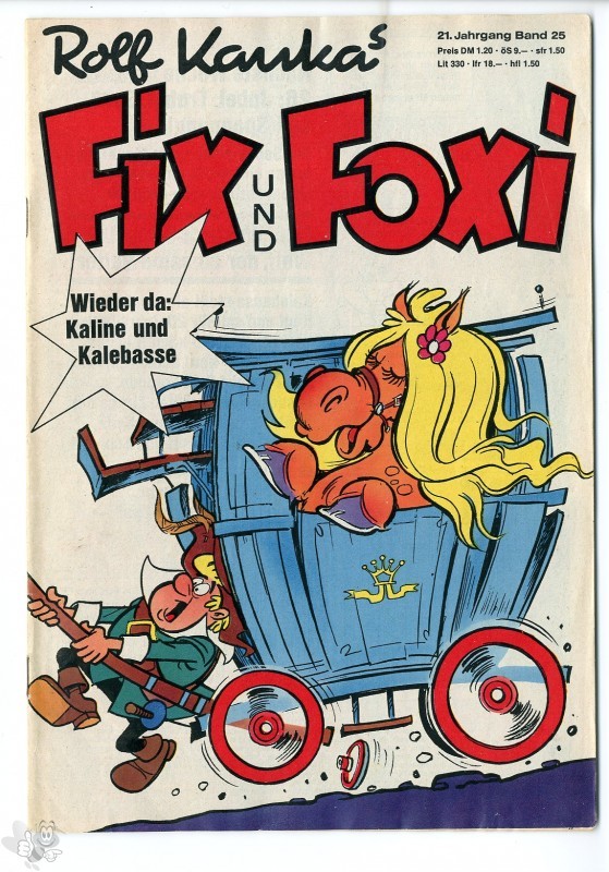 Fix und Foxi : 21. Jahrgang - Nr. 25