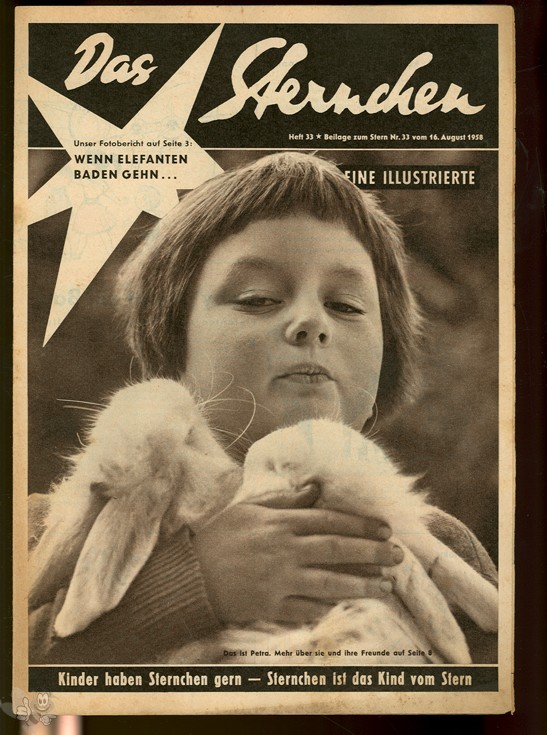 Sternchen 1958 Nr. 33 (Stern - Kinderbeilage)