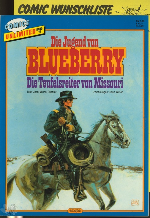 Comics Unlimited 10: Die Jugend von Blueberry: Die Teufelsreiter von Missouri